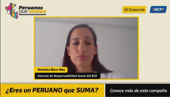 Verónica Roca-Rey, gerente de Responsabilidad Social del BCP.