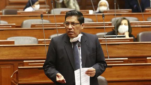 El presidente del Consejo de Ministros, Vicente Zeballos, sustentó junto al ministro Castañeda el proyecto de delegación de facultades en materia carcelaria. (Foto: Congreso)