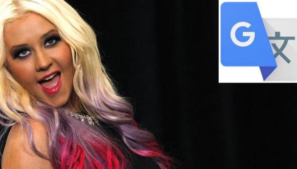 Google Traductor llama de extraña forma a Christina Aguilera