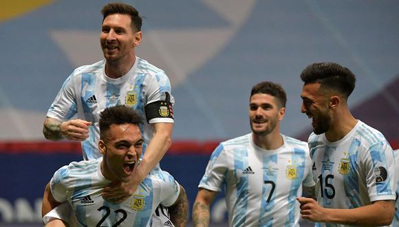 Argentina juega con Brasil la final de la Copa América 2021 en el Maracaná.  (Foto: AFP)