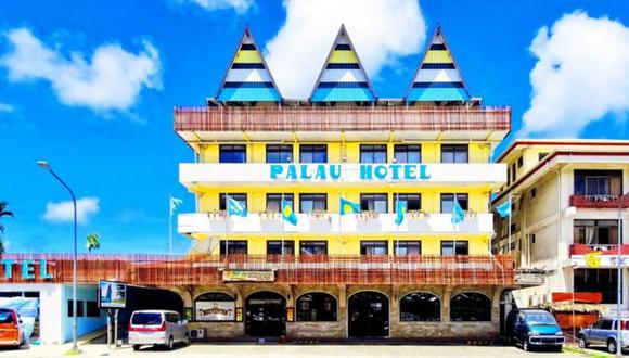 El Hotel Palau, en Koror, la mayor de las islas de Palaos. (Palau Hotel).