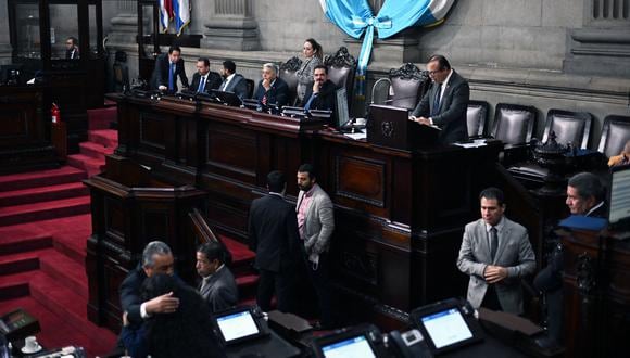 Una imagen de archivo del Congreso de Guatemala. (Foto de JOHAN ORDÓÑEZ / AFP).