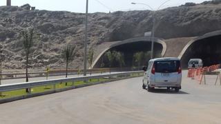 Ate: vehículos ya circulan por túnel de Puruchuco