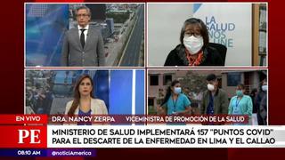 Minsa implementará 157 puntos COVID-19 en establecimientos de salud de Lima y Callao 