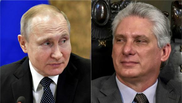 Putin felicita a Díaz-Canel y espera reforzar relación estratégica con Cuba. (Foto: AFP)
