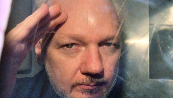 El fundador de WikiLeaks, Julian Assange. (Foto de Daniel LEAL / AFP)