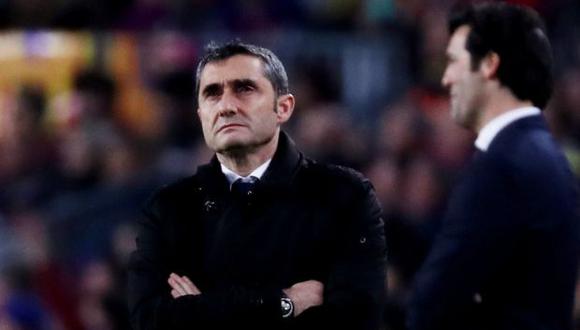 Ernesto Valverde y Santiago Solari, entrenador del Barcelona y Real Madrid respectivamente. (Foto: Reuters)