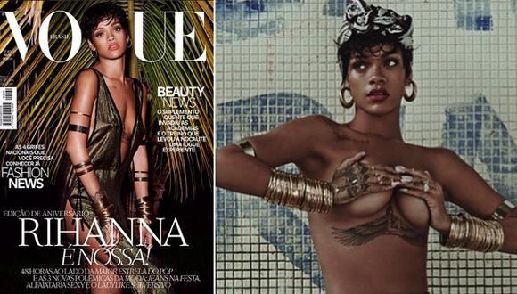 Rihanna posó en topless para el lente de fotógrafo peruano