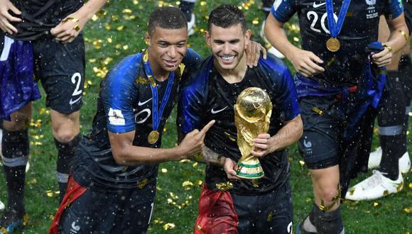 Lucas Hernández ganó el Mundial Rusia 2018 con la selección francesa | Foto: AFP