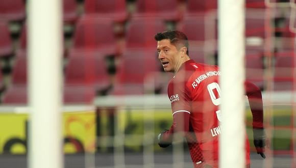 Robert Lewandowski anotó un triplete en la victoria de Bayern Munich vs. Colonia. (Foto: EFE)