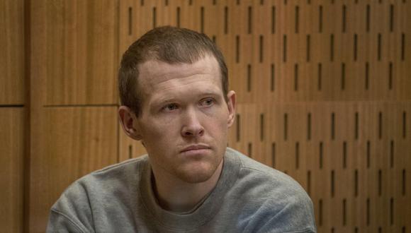 Brenton Tarrant, el supremacista que mató a 51 personas en dos mezquitas de Nueva Zelanda, fue condenado a cadena perpetua. (Foto: JOHN KIRK-ANDERSON / POOL / AFP).