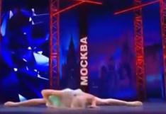 Bailarina se rompió la nariz y siguió presentación hasta el final | VIDEO 