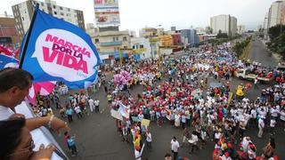 Marcha por la Vida: se restringirá tránsito en Av. Brasil y Costa Verde