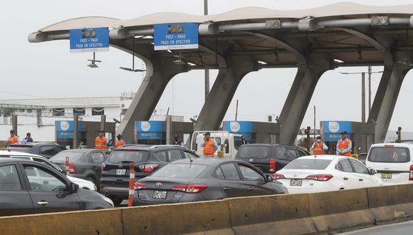 Rutas de Lima anuncia que incrementará peaje a S/ 7.50.