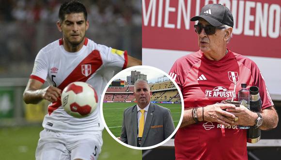 Selección peruana: qué papel cumpliría Carlos Zambrano en el equipo de Fossati, según Diego Rebagliati | Composición: AFP / FPF / @diegoreba22 - Instagram
