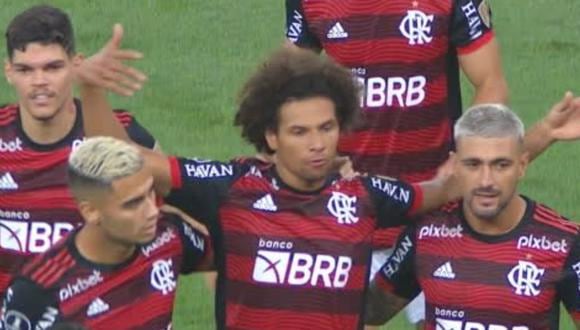 William Arao marcó el 1-0 de Flamengo vs. Universidad Católica. (Video: captura ESPN)