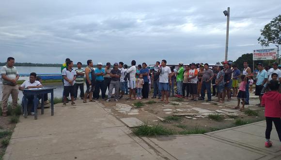 Federaciones indígenas iniciaron paro indefinido bloqueando ingreso al río Marañón. (Foto: Daniel Carbajal)