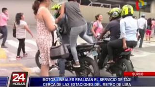 MTC: “Las motocicletas no reúnen condiciones de seguridad para el servicio de taxi”