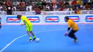 El gol de taco de Carles Puyol al estilo de Ronaldinho [VIDEO]