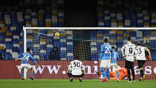 Insigne anotó de penal el 1-0 de Napoli sobre Juventus por la Serie A | VIDEO