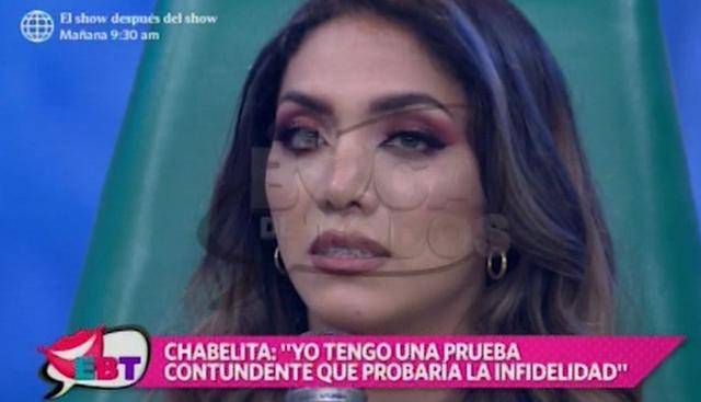 Isabel Acevedo dijo tener una "prueba" que desmiente a Christian Domínguez. (Imagen: América TV)