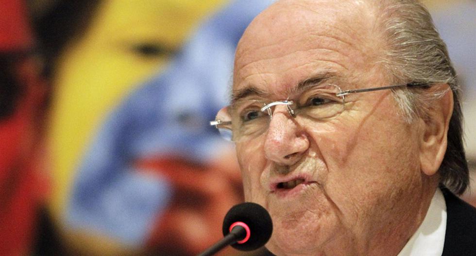 Joseph Blatter se pronunció por triunfo en las elecciones de la FIFA de Gianni Infantino (Foto: EFE)