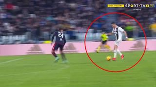 Juventus vs. Cagliari: Cristiano Ronaldo y su impresionante corrida que acabó en el gol de Cuadrado | VIDEO