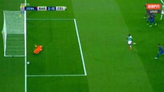 Barcelona vs. Celtic: Dembelé falló este penal ante Ter Stegen