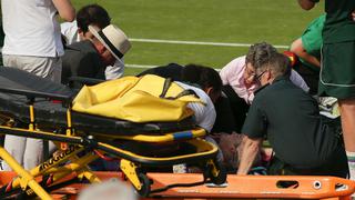 Wimbledon: Tenista sufre terrible lesión y pide auxilio a gritos[VIDEO]