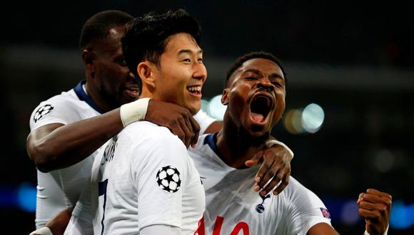El Tottenham sacó su jerarquía en el segundo tiempo y le endosó una goleada colosal al Borussia Dortmund en Wembley. (Foto: AFP)