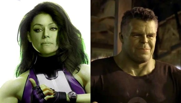 She-Hulk (Tatiana Maslany) estará acompañada de Hulk (Mark Ruffalo) en la nueva serie de Disney Plus (Foto: Marvel Studios)
