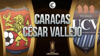 Caracas FC venció 2-0 a César Vallejo | Resumen: trujillanos fueron eliminados de la Copa Libertadores