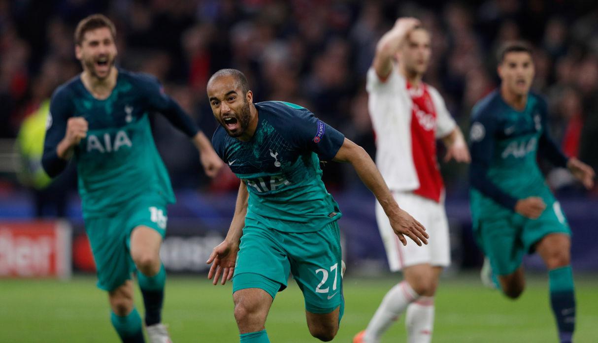 Ajax vs. Tottenham. (AFP)