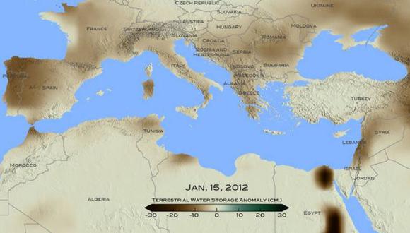NASA: el Mediterráneo sufrió su peor sequía en 900 años