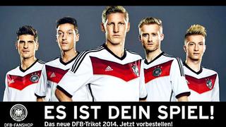 La nueva camiseta que Alemania usará en el Mundial Brasil 2014