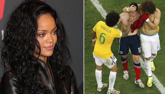 Rihanna lamentó la tristeza de James Rodríguez