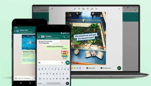 La versión para escritorio de la app ha añadido dos herramientas que solo estaban disponibles en celulares. (Foto: WhatsApp)