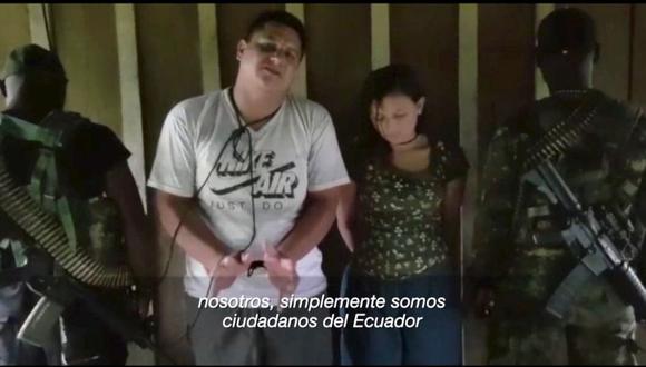 Ecuador confirma nuevo secuestro de una pareja en la frontera con Colombia. (Foto: Captura)
