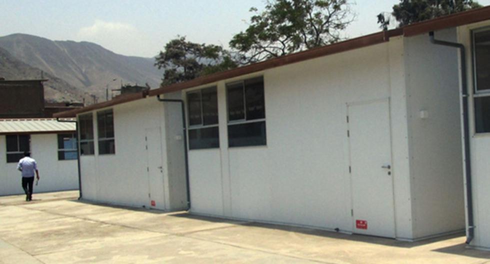 Ministerio de Educación distribuirá aulas prefabricadas a colegios afectados por el Fenómeno El Niño. (Foto: Agencia Andina)