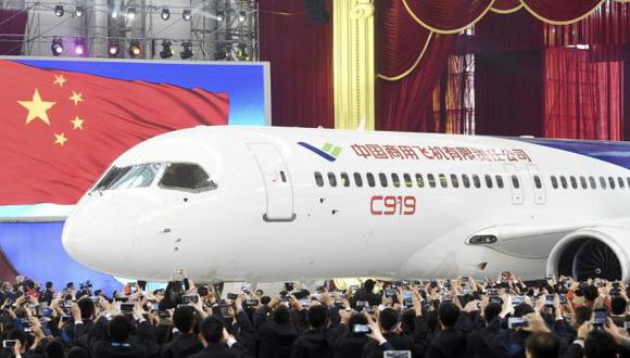 Así es el C919, el primer avión comercial fabricado en China