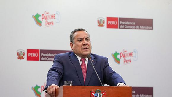Gustavo Adrianzén juró como primer ministro en reemplazo del renunciante Alberto Otárola. (Foto: PCM)