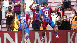 Barcelona vs. Getafe: Memphis Depay marcó golazo para el 2-1 a favor de los ‘Azulgranas’