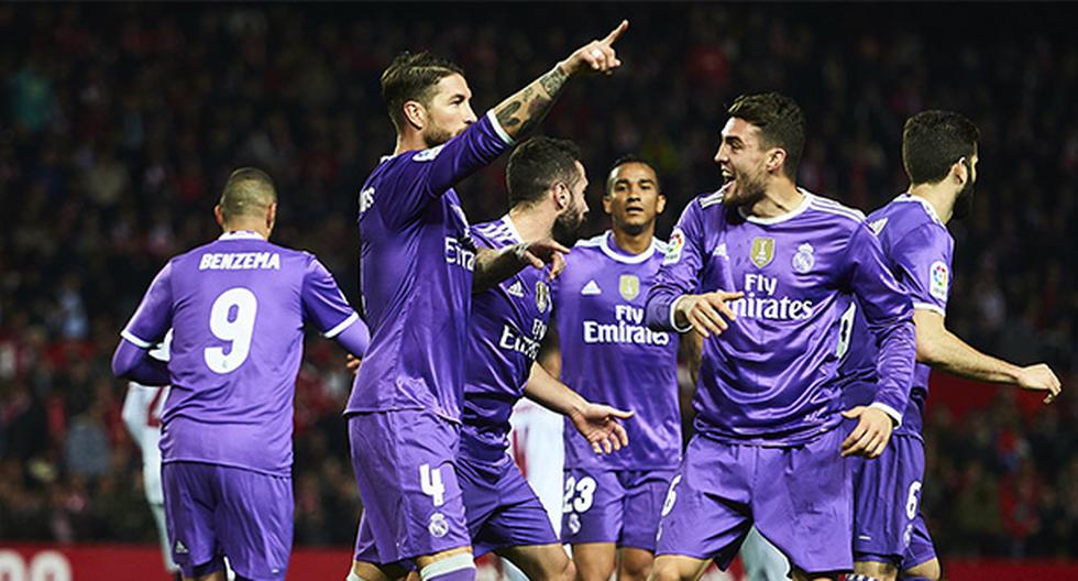 Real Madrid sufrió con el Sevilla, pero al menos no perdió el invicto. (Foto: Getty Images)