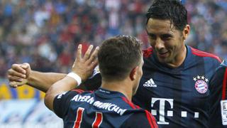 Bayern Múnich con Claudio Pizarro de titular empató 1-1 ante Friburgo