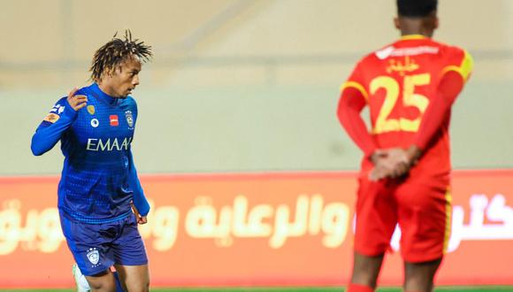 André Carrillo anotó el mejor de la jornada con la camiseta de Al Hilal  (Foto: @alhilalfc)
