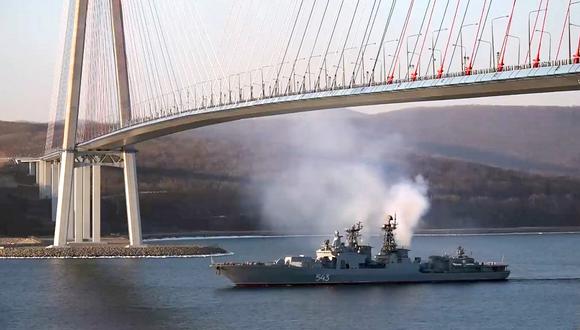Los buques rusos y chinos ensayarán maniobras coordinadas de lucha contra submarinos con empleo de armamento.