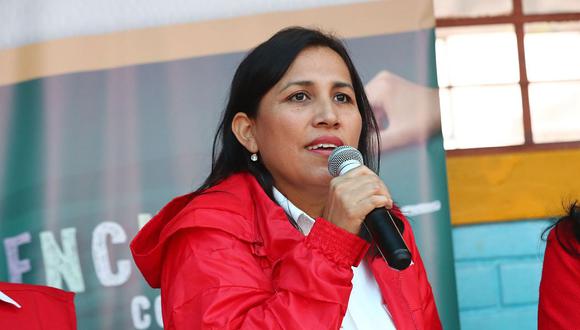 Flor Pablo, ministra de Educación, aseguró que el Gobierno se mantiene firme en la lucha contra la corrupción. (Foto: Andina)