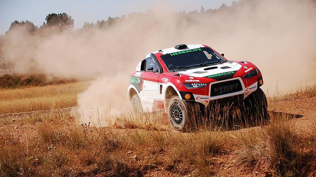Nicolás Fuchs se prepara para su debut en el Mundial de Rally Cross Country. (fotos: Prensa Fuchs)