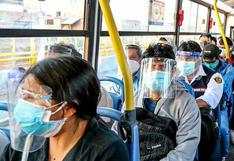 COVID-19: transportistas que presten protectores faciales a pasajeros serán multados con S/220, advirtió la ATU 