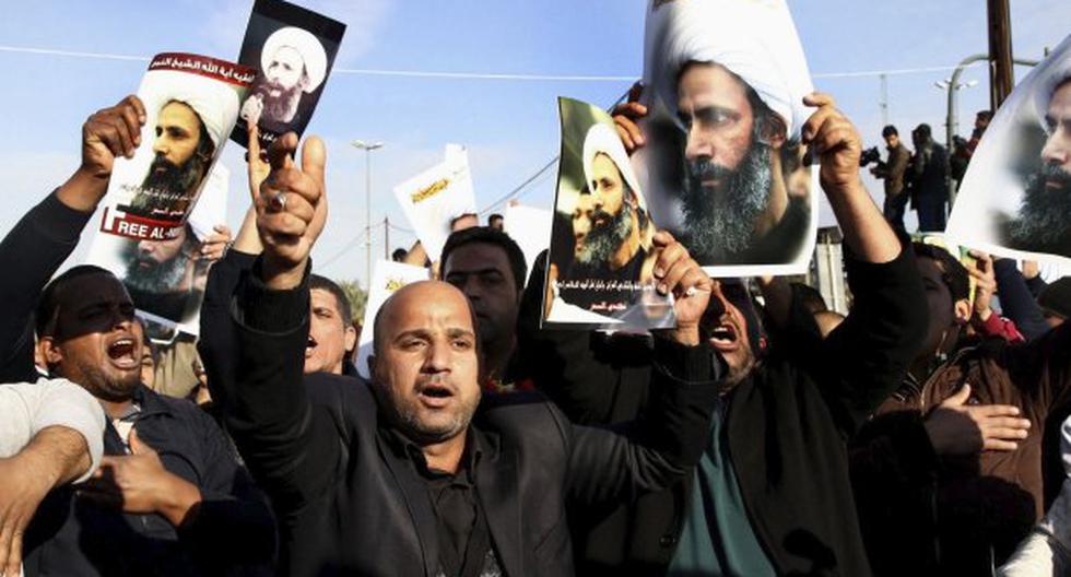 Iraníes protestaron por ejecución de clérigo chiíta. (Foto: EFE)